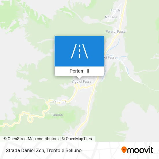 Mappa Strada Daniel Zen