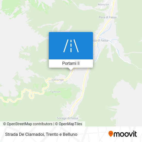 Mappa Strada De Ciarnadoi