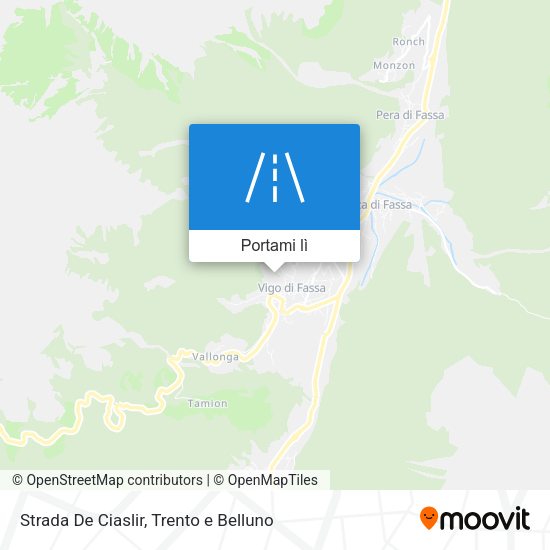 Mappa Strada De Ciaslir
