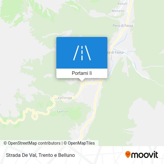 Mappa Strada De Val