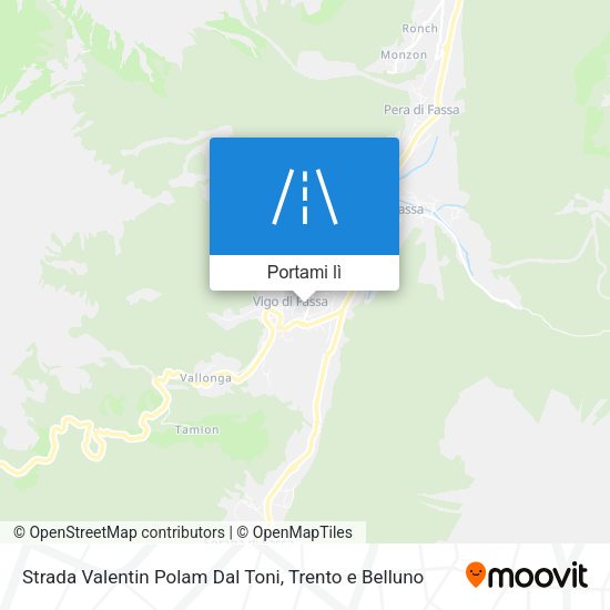 Mappa Strada Valentin Polam Dal Toni