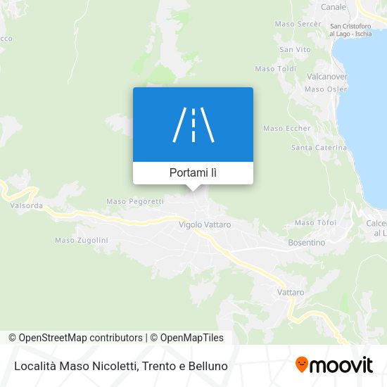 Mappa Località Maso Nicoletti