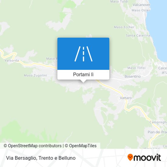 Mappa Via Bersaglio