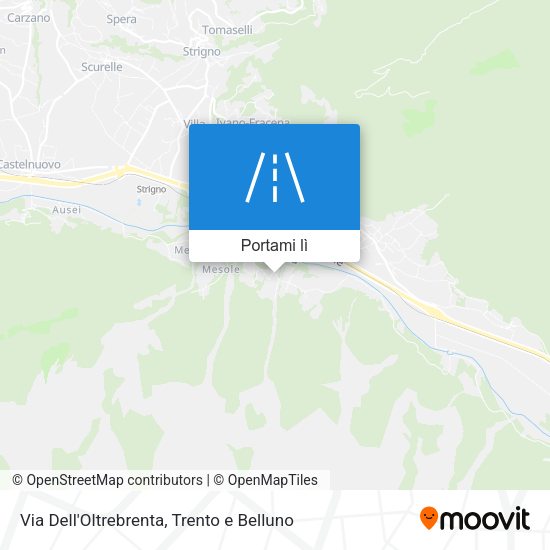 Mappa Via Dell'Oltrebrenta