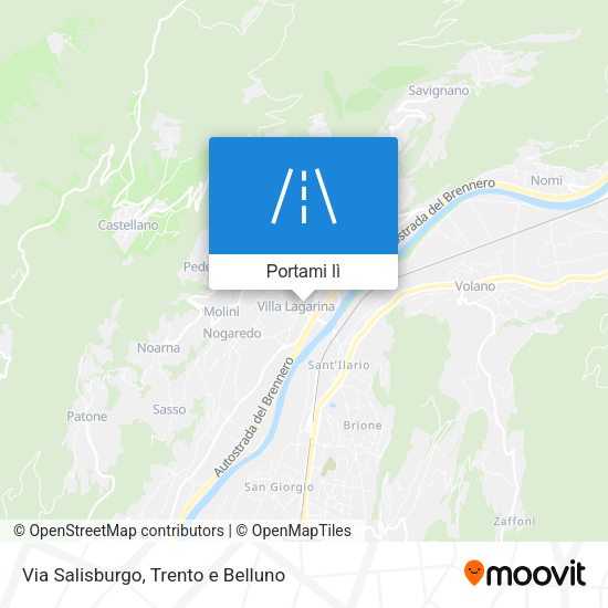 Mappa Via Salisburgo