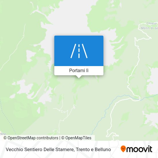 Mappa Vecchio Sentiero Delle Stamere