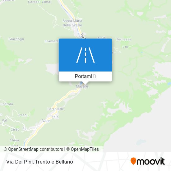 Mappa Via Dei Pini