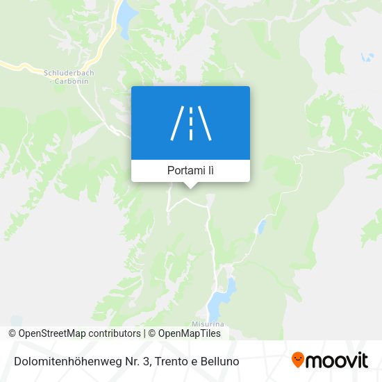 Mappa Dolomitenhöhenweg Nr. 3