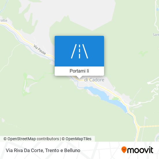 Mappa Via Riva Da Corte