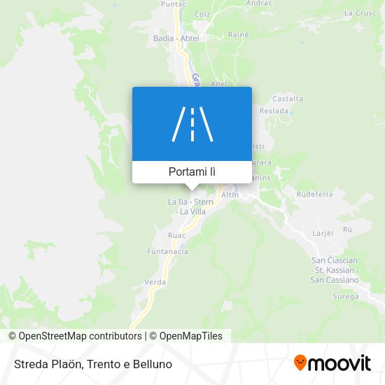 Mappa Streda Plaön