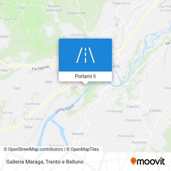 Mappa Galleria Maraga