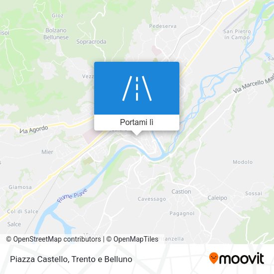 Mappa Piazza Castello