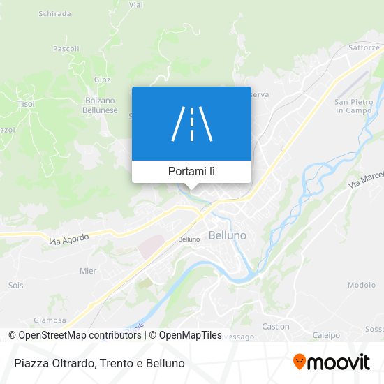 Mappa Piazza Oltrardo
