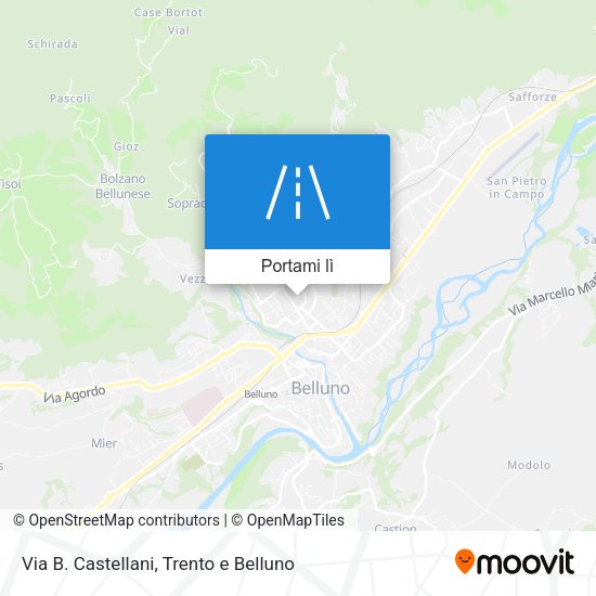 Mappa Via B. Castellani