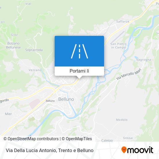 Mappa Via Della Lucia Antonio