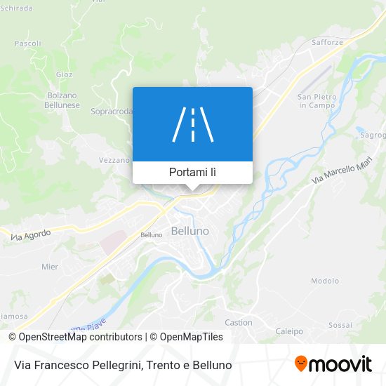 Mappa Via Francesco Pellegrini