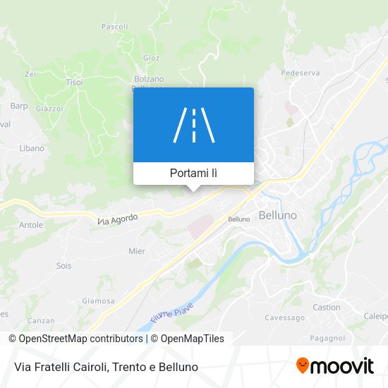 Mappa Via Fratelli Cairoli