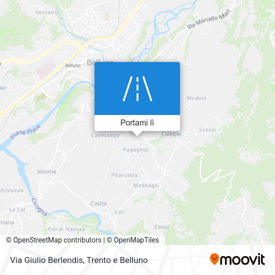 Mappa Via Giulio Berlendis