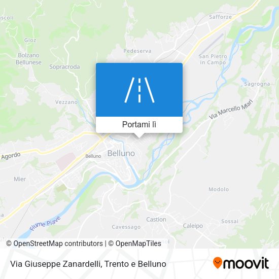 Mappa Via Giuseppe Zanardelli