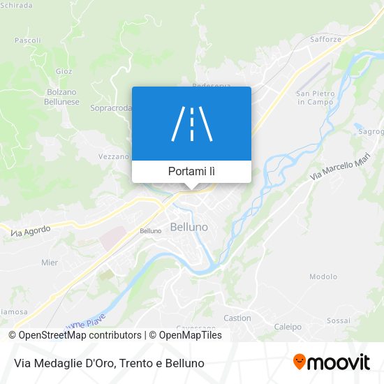 Mappa Via Medaglie D'Oro