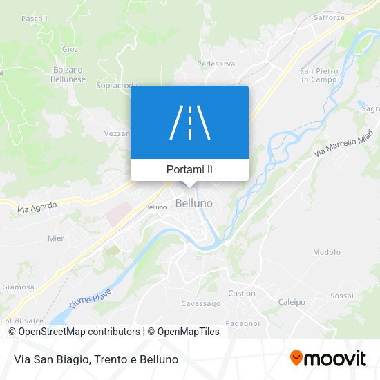 Mappa Via San Biagio