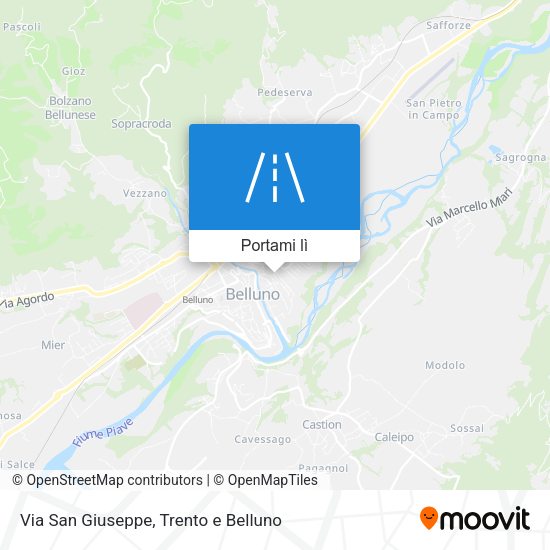 Mappa Via San Giuseppe