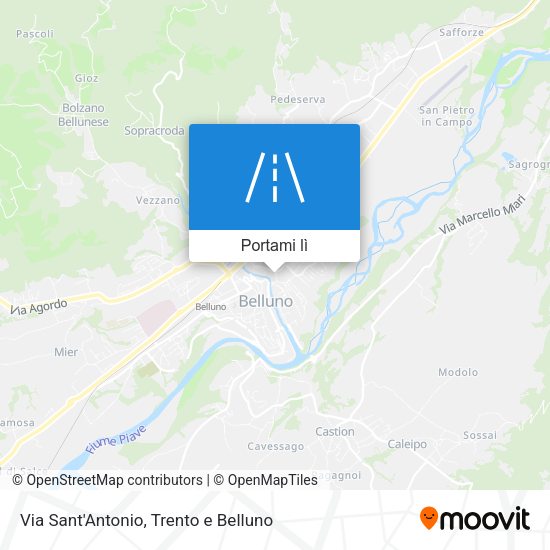 Mappa Via Sant'Antonio