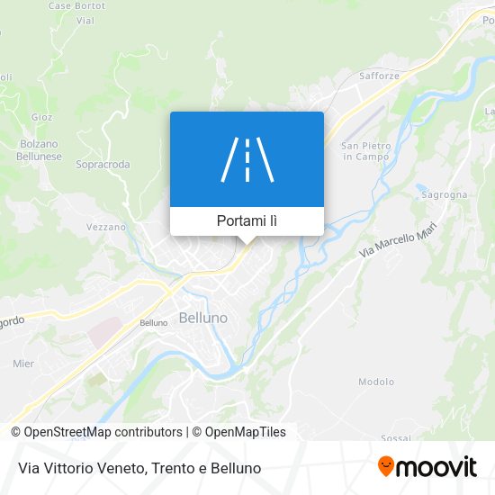 Mappa Via Vittorio Veneto