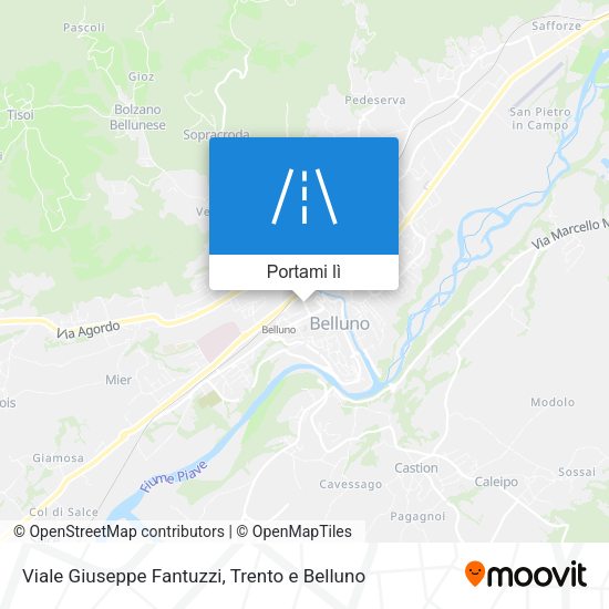 Mappa Viale Giuseppe Fantuzzi