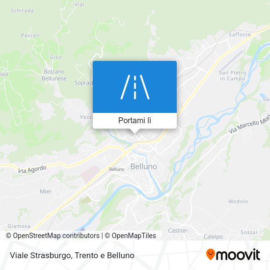 Mappa Viale Strasburgo
