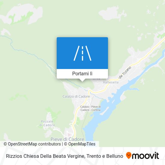 Mappa Rizzios Chiesa Della Beata Vergine