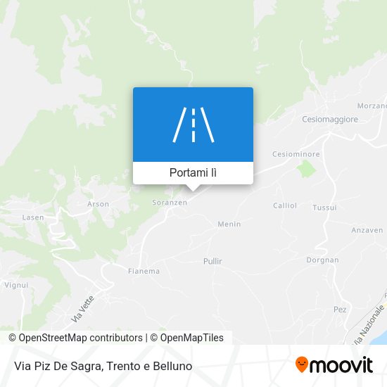 Mappa Via Piz De Sagra