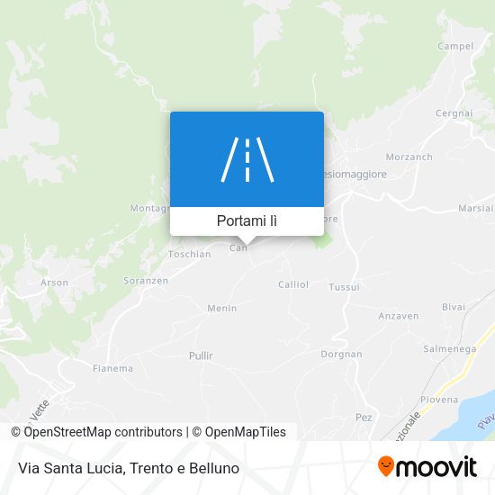 Mappa Via Santa Lucia