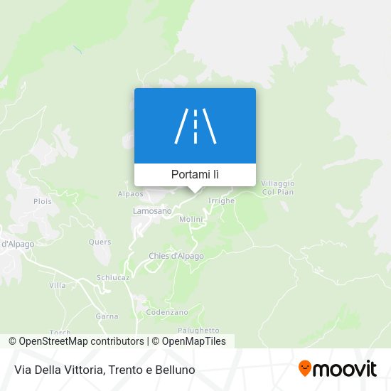 Mappa Via Della Vittoria
