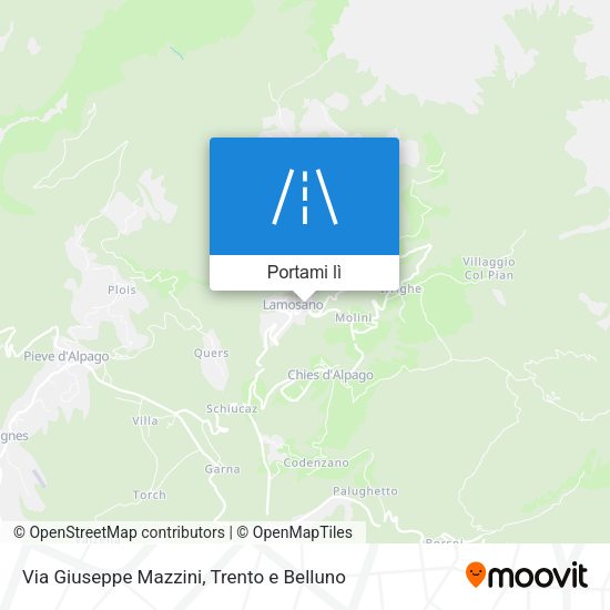 Mappa Via Giuseppe Mazzini