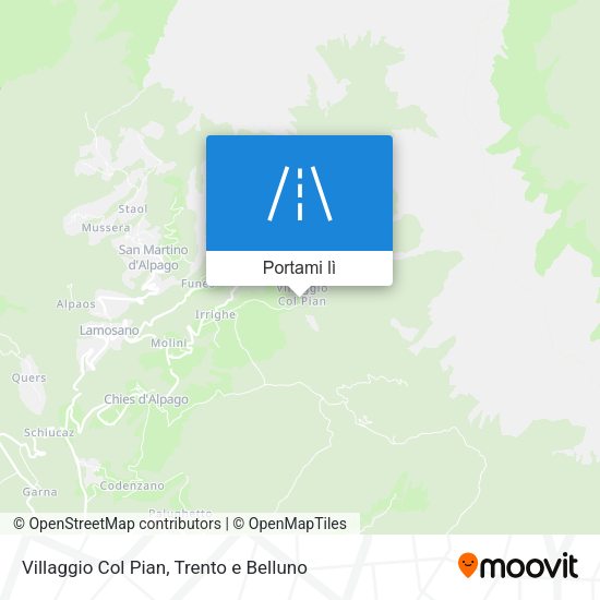Mappa Villaggio Col Pian
