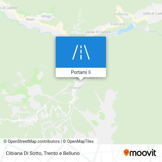Mappa Cibiana Di Sotto