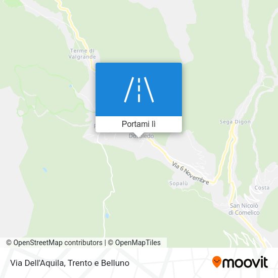 Mappa Via Dell'Aquila