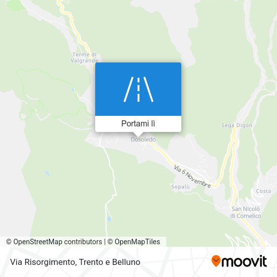 Mappa Via Risorgimento