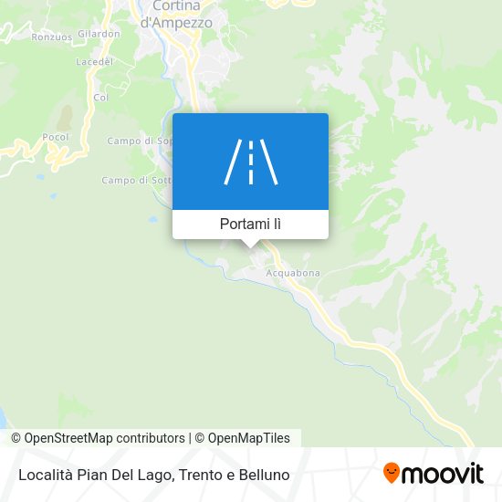Mappa Località Pian Del Lago