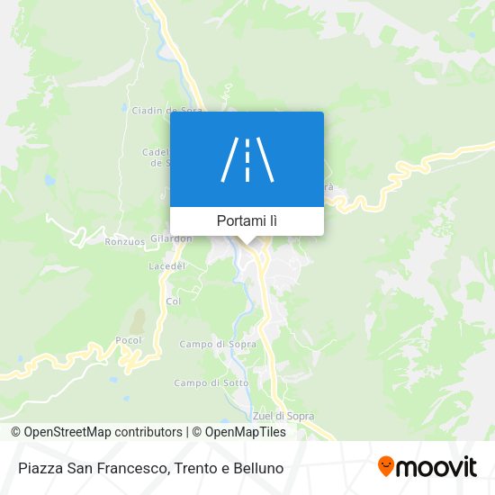 Mappa Piazza San Francesco