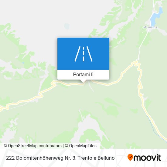 Mappa 222 Dolomitenhöhenweg Nr. 3