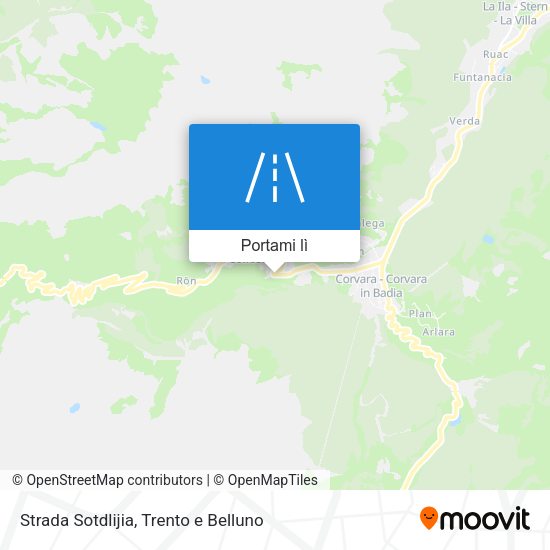 Mappa Strada Sotdlijia