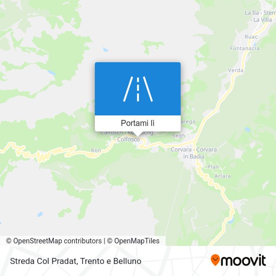 Mappa Streda Col Pradat
