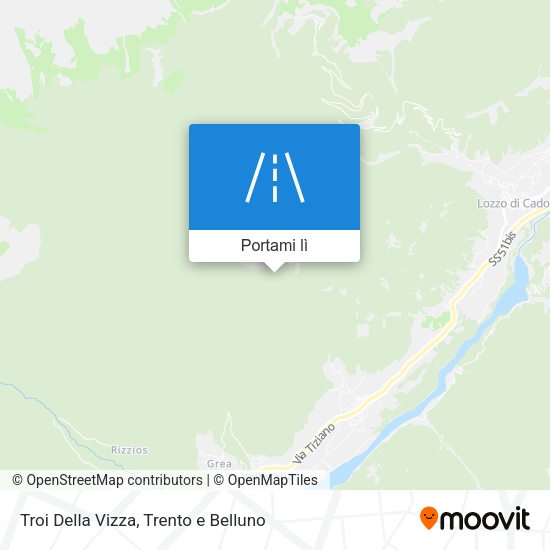 Mappa Troi Della Vizza