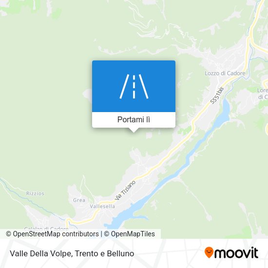 Mappa Valle Della Volpe