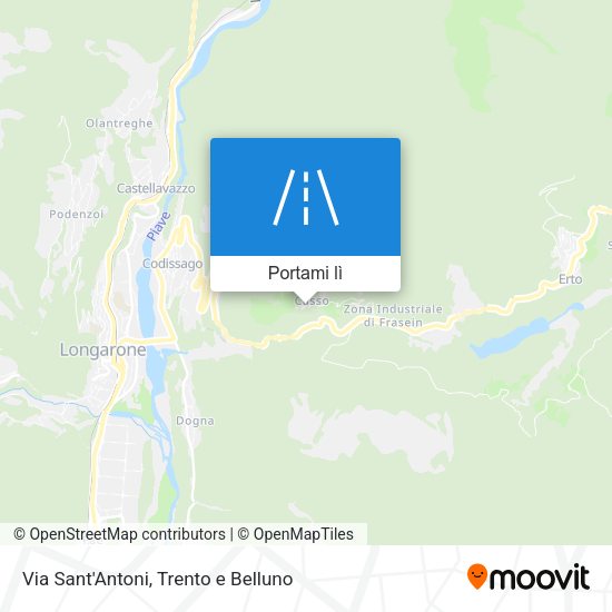 Mappa Via Sant'Antoni