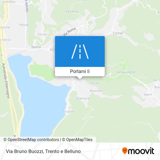 Mappa Via Bruno Buozzi