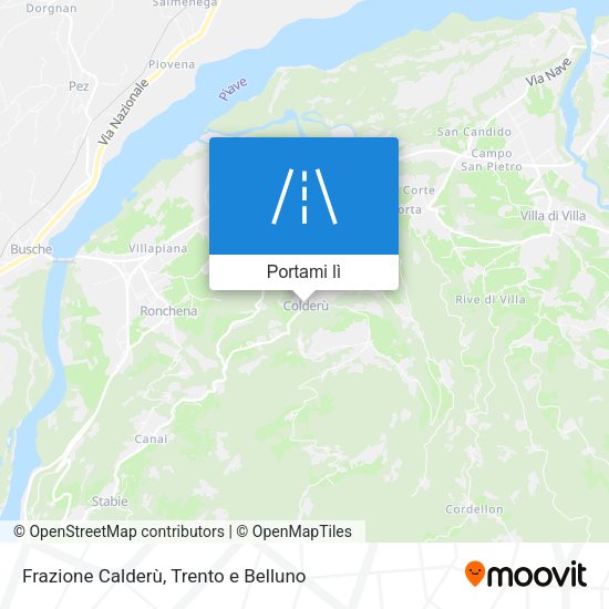 Mappa Frazione Calderù