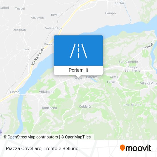 Mappa Piazza Crivellaro